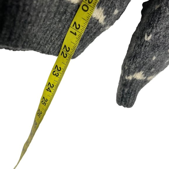 Deans of Scotland Grey Shetland Wool Button Up Cardigan Small - Picture 4 of 6